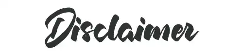 website disclaimer